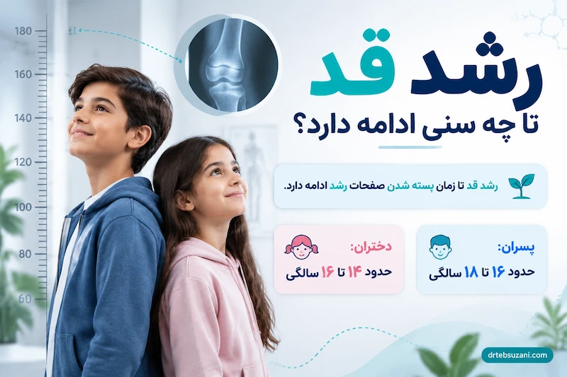 رشد قد تا چه سنی ادامه دارد؟