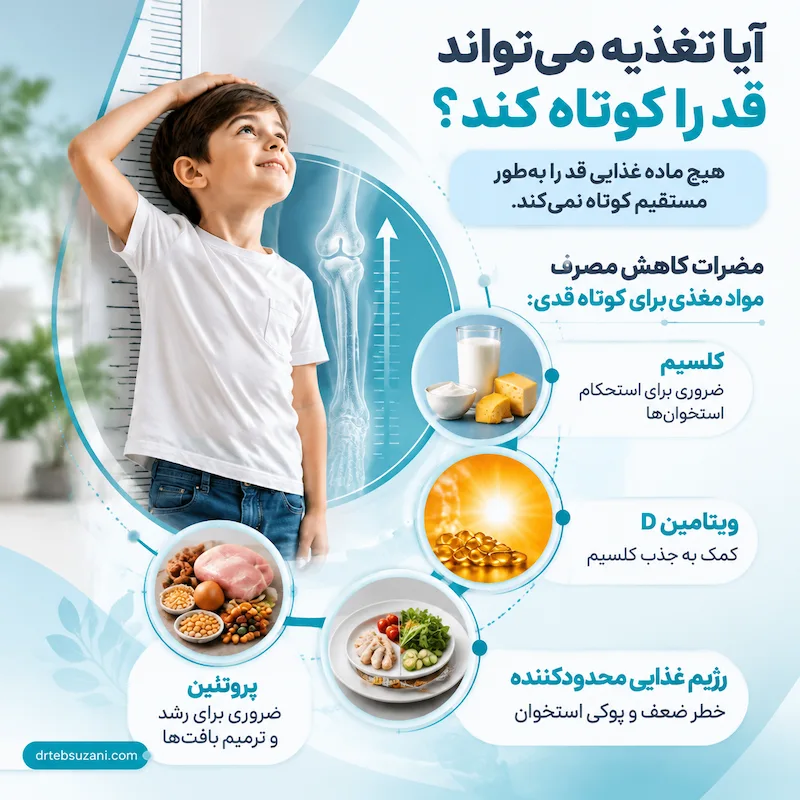 چی بخوریم قدمون کوتاه بشه؟
